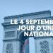 Le 4 septembre, férié et jour d’unité nationale ?