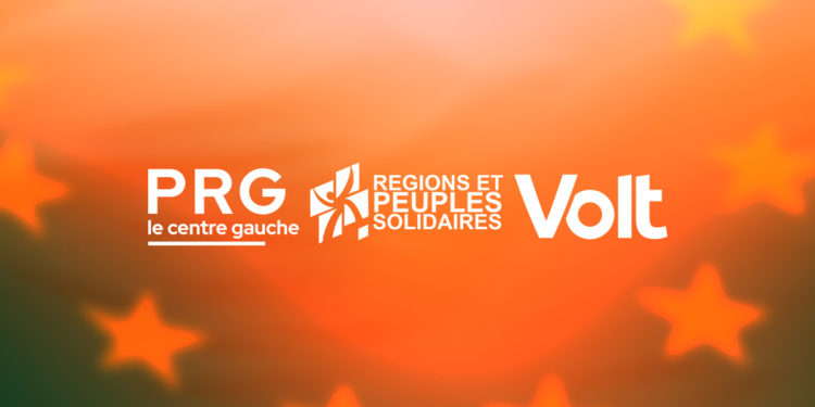 Le PRG, les régionalistes de R&PS et Volt France renforcent la coalition pour l’Europe et les territoires